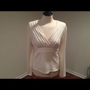 Comfy surplice wrap top